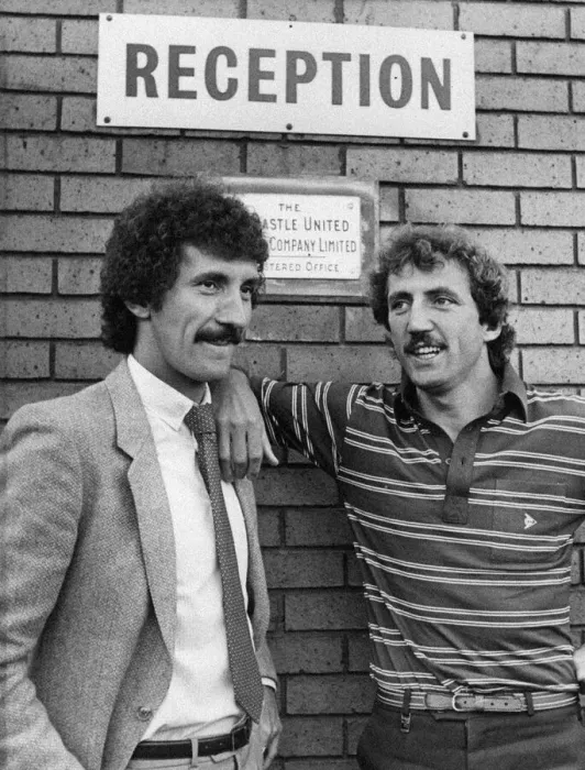 Framed Print : Terry McDermott arrives at St James Park today for his medical, 29th September 1982 Framed Print : Terry McDermott arrives at St James Park today for his medical, 29th September 1982