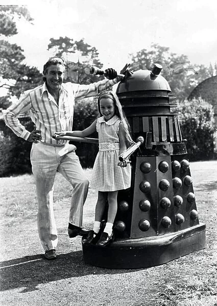 Terry Nation, the Cardiff-born scriptwriter pictured with his daughter Rebecca