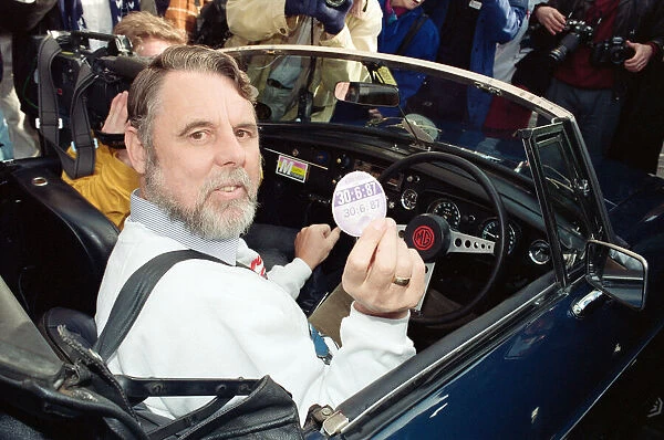 Terry Waite is reunited with his beloved MGB sports car