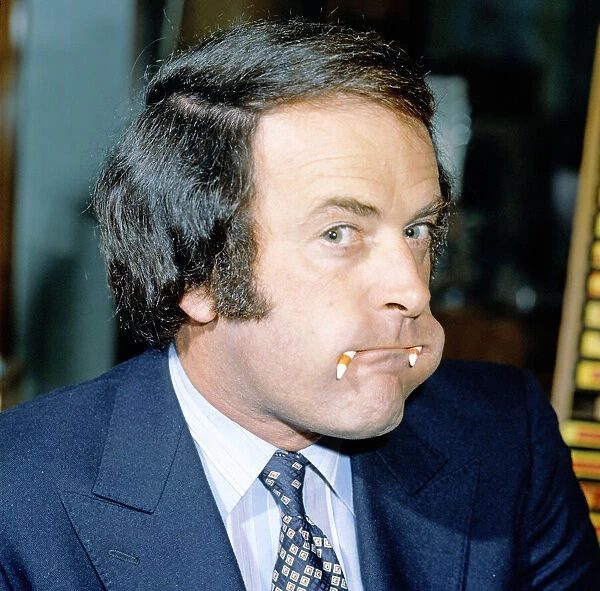 Terry Wogan, Radio Disc Jockey and TV Personality. Terry is seen here with