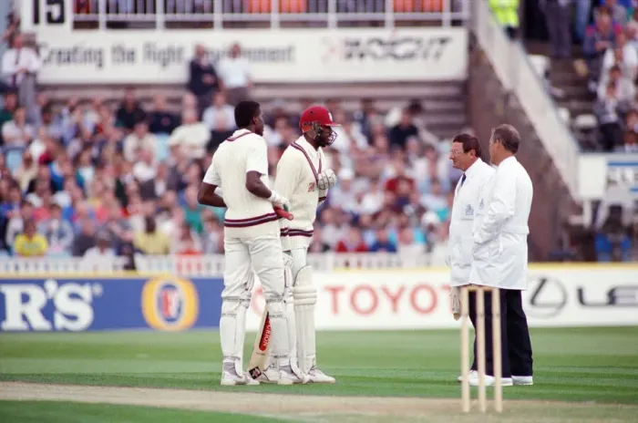 Framed Print : Texaco Trophy - 1st One Day International England v West Indies at Old Trafford