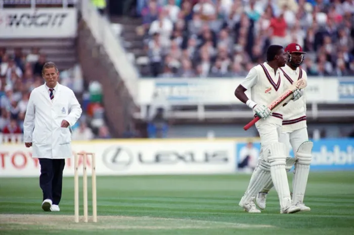 Framed Print : Texaco Trophy - 1st One Day International England v West Indies at Old Trafford