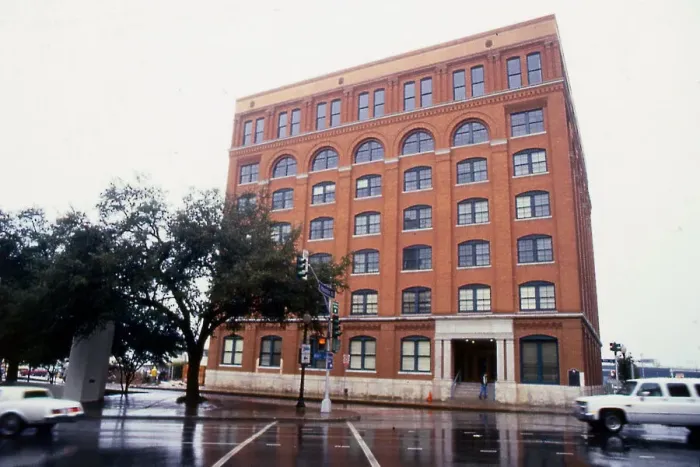 Framed Print : Texas book depository building in Dallas, Texas, from where US President John F Kennedy Framed Print : Texas book depository building in Dallas, Texas, from where US President John F Kennedy