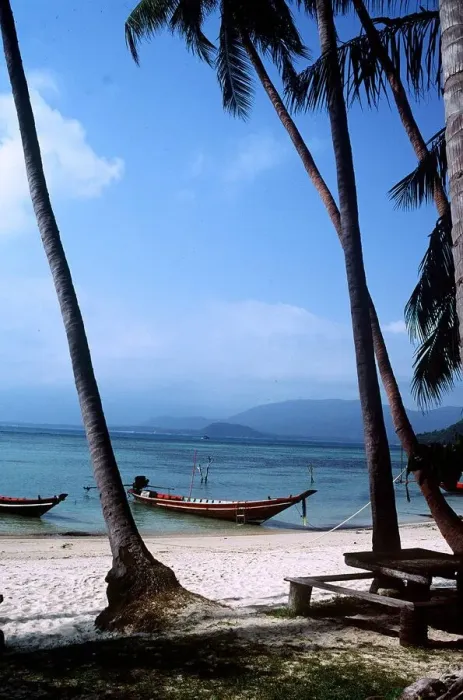 Framed Print : Thailand Ko Samui beach scene Unknown date