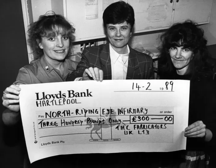 Framed Print : THC fabrications works nurse Diane Wright said it with cash after completing a week-long Framed Print : THC fabrications works nurse Diane Wright said it with cash after completing a week-long
