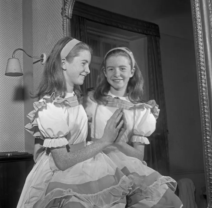 Framed Print : Thirteen year old Jane Asher seen here in her costume for the title role in Framed Print : Thirteen year old Jane Asher seen here in her costume for the title role in