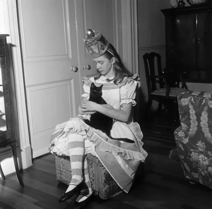Framed Print : Thirteen year old Jane Asher seen here in her costume for the title role in Framed Print : Thirteen year old Jane Asher seen here in her costume for the title role in