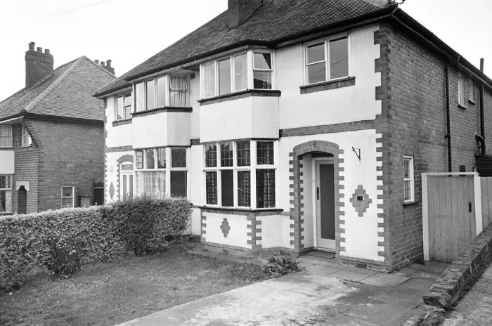 Framed Print : Thorns Family Home, 2nd October 1968. Sheila Thorns from Birmingham underwent a Caesarean