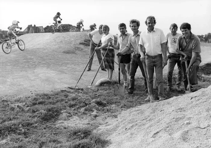 Framed Print : A thriving BMX club is hoping some heavyweight help will roll up to prepare the track for Framed Print : A thriving BMX club is hoping some heavyweight help will roll up to prepare the track for