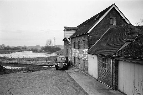 Throop Mill, Dorset (previously Hampshire). 29th November 1966
