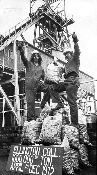 Its thumbs up from miners at Ellington colliery, Northumberland