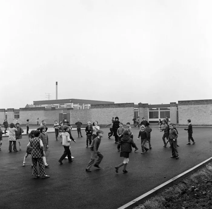 Framed Print : Tilery Primary School, Stockton-on-Tees, new school special. 1971