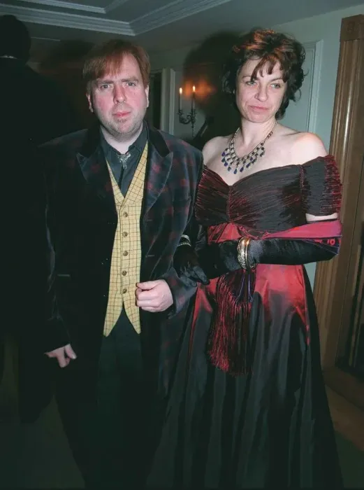 Framed Print : Timothy Spall with his wife at the Evening Standard awards in February 1998 Framed Print : Timothy Spall with his wife at the Evening Standard awards in February 1998