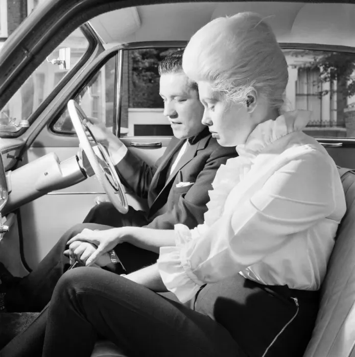 Framed Print : Tina Butler, woman driving instructor seen here giving a driving lesson Framed Print : Tina Butler, woman driving instructor seen here giving a driving lesson