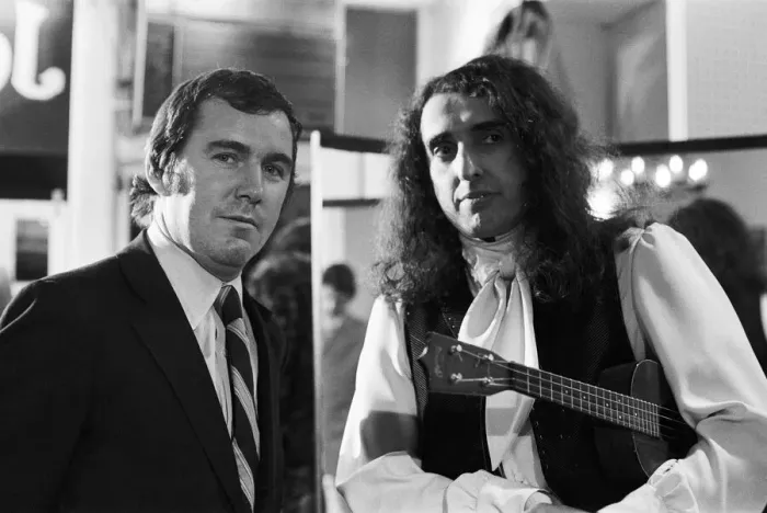 Framed Print : Tiny Tim (born Herbert Khaury; April 12, 1932 - November 30, 1996) was an American singer
