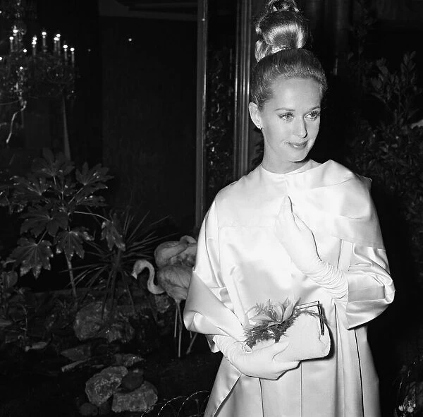 Tippi Hedren attends the premiere of The Birds at the Odeon Leicester Square