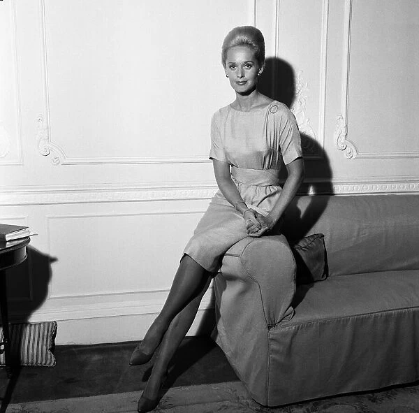 Tippi Hedren at Claridges Hotel. 23rd August 1963