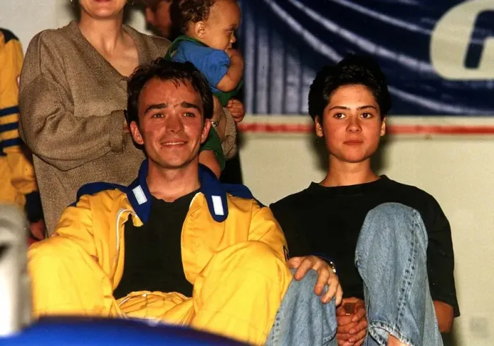 Framed Print : Todd Carty Actor with girlfriend. Who starred in the TV Soap Eastenders