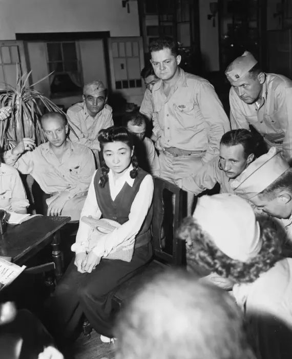 Framed Print : Tokyo Rose was a name given by Allied troops in the South Pacific during World War II to