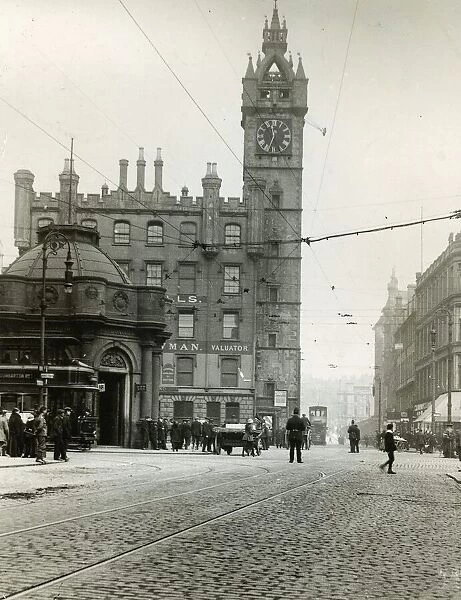 Tolbooth Steeple Glasgow Cross 1929