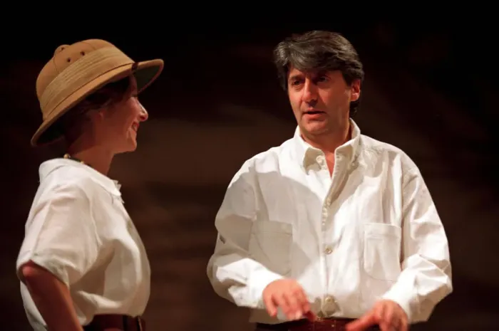 Framed Print : Tom Conti and Gemma Jones in Arthur Millers The Ride Down Mount Morgan Framed Print : Tom Conti and Gemma Jones in Arthur Millers The Ride Down Mount Morgan