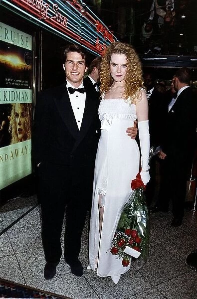 Tom Cruise and Nicole Kidman attending London premier of Far and Away