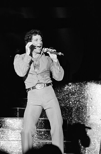 Tom Jones in concert in America. April 1983