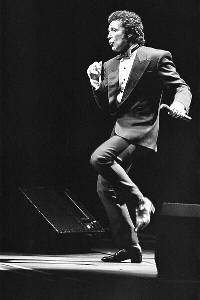 Tom Jones, in concert at the Liverpool Empire Theatre, 24th May 1987