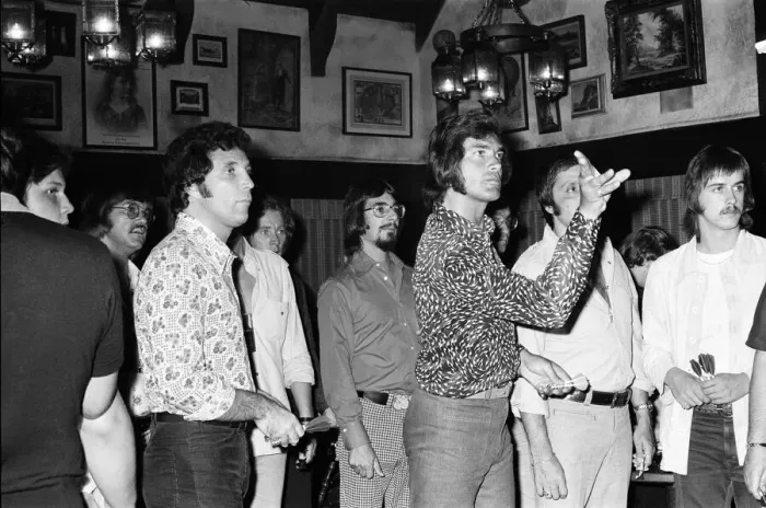 Framed Print : Tom Jones and Engelbert Humperdinck meet in a British style pub in Sacramento, California Framed Print : Tom Jones and Engelbert Humperdinck meet in a British style pub in Sacramento, California