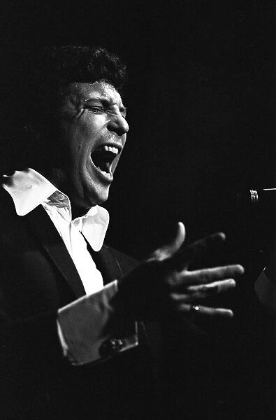 Tom Jones gets the audience dancing on the tables at the Copacabana nightclub, New York
