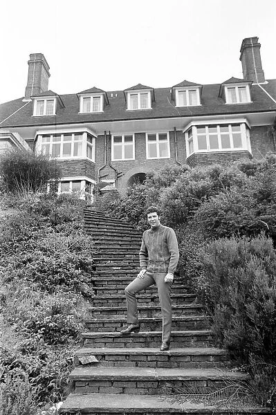 Tom Jones, at his new £65, 000 pound home in Weybridge, Surrey, 29th December 1968