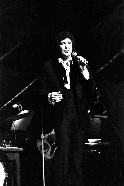 Tom Jones performing at the Odeon Cinema, Newcastle on 25th March 1971