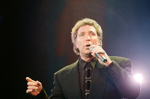 Tom Jones performing during 'The Simple Truth'