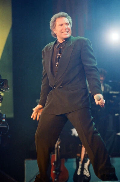 Tom Jones performing during 'The Simple Truth'