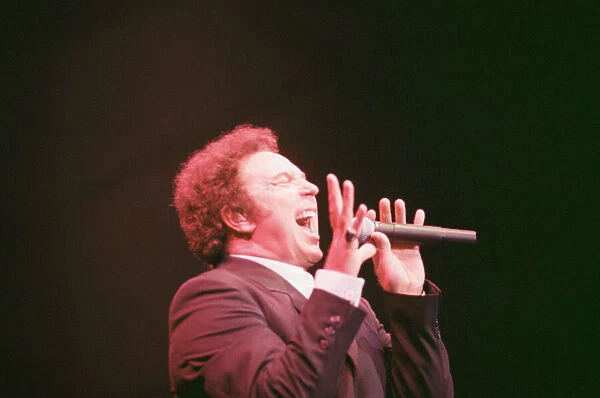 Tom Jones, (singer from Wales) performs at The Cardiff International Arena (The CIA
