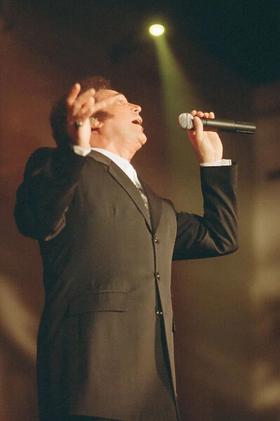 Tom Jones, (singer from Wales) performs at The Cardiff International Arena (The CIA