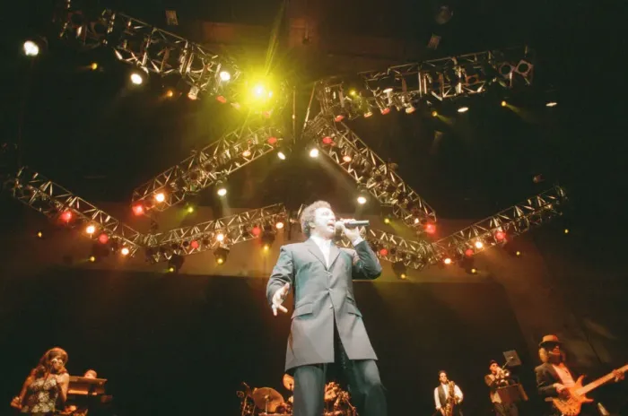 Framed Print : Tom Jones, (singer from Wales) performs at The Cardiff International Arena (The CIA Framed Print : Tom Jones, (singer from Wales) performs at The Cardiff International Arena (The CIA