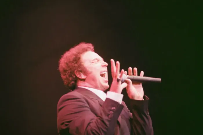 Framed Print : Tom Jones, (singer from Wales) performs at The Cardiff International Arena (The CIA Framed Print : Tom Jones, (singer from Wales) performs at The Cardiff International Arena (The CIA