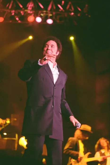 Framed Print : Tom Jones, (singer from Wales) performs at The Cardiff International Arena (The CIA