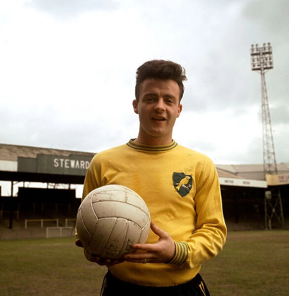 Tommy Bryceland of Norwich city. May 1963