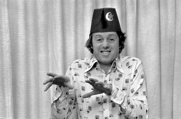 Tommy Cooper Impersonations. Edward Woodward and Mike Aspell. January 1975 75-00597