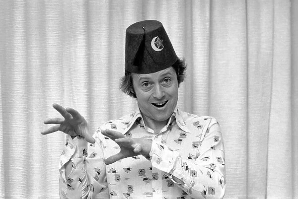 Tommy Cooper Impersonations. Edward Woodward and Mike Aspell. January 1975 75-00597-004