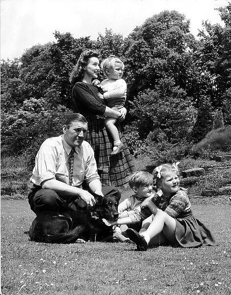 Tommy Farr Welsh Heavyweight Boxer with his wife and family