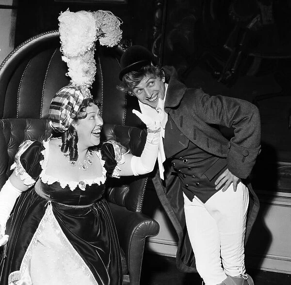 Tommy Steele as Tony Lumpkin and Peggy Mount as Mrs Hardcastle in '