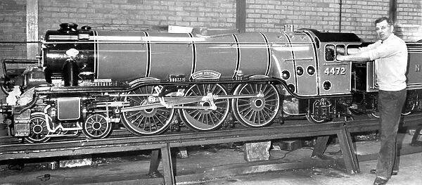 This five ton scale model of the Flying Scotsman, on 4th June 1976