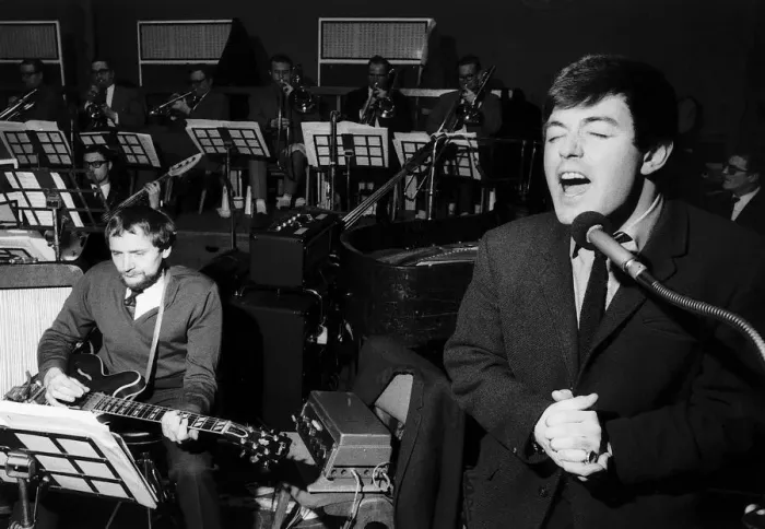 Framed Print : Tony Blackburn DJ Singing live on air Dbase MSI Framed Print : Tony Blackburn DJ Singing live on air Dbase MSI