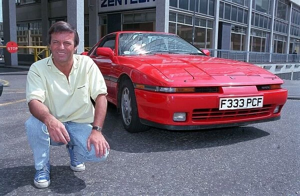 TONY BLACKBURN IN PHOTOCALL WITH CAR 07  /  08  /  1989