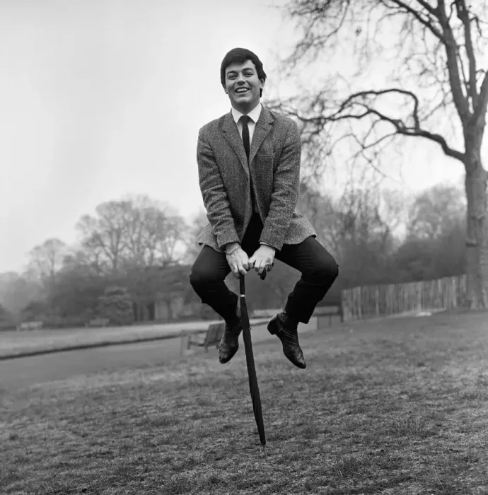 Framed Print : Tony Blackburn, Radio One disc jockey, pictured in Hyde Park, London. 20th February 1968 Framed Print : Tony Blackburn, Radio One disc jockey, pictured in Hyde Park, London. 20th February 1968