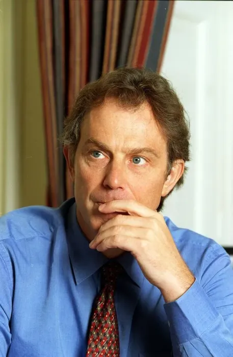 Framed Print : Tony Blair Britains Prime Minister January 1999 at No 10 Downing Street deep in thought Framed Print : Tony Blair Britains Prime Minister January 1999 at No 10 Downing Street deep in thought