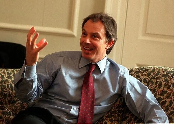 Tony Blair British prime minister in 10 Downing Street 1998